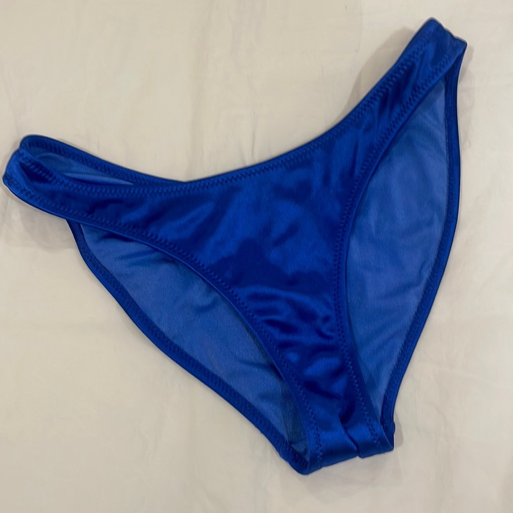 Triangl blue cheeky bikini bottoms